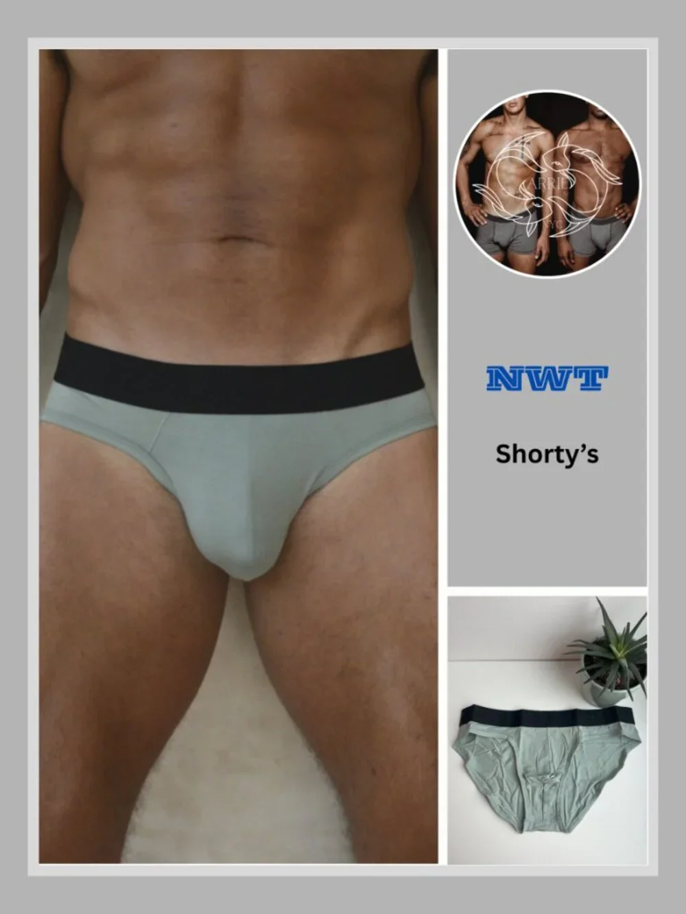 Shorty's Menswear - Hammock Brief - Green (L)